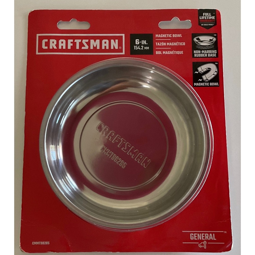 Craftsman 6-in Magnetic Parts Bowl Stainless Steel Non-Marring Base CMMT98285